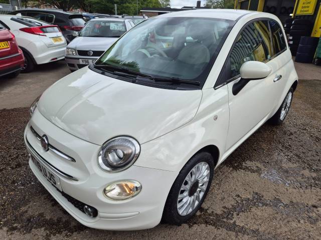 Fiat 500 1.2 Lounge 3dr Hatchback Petrol White