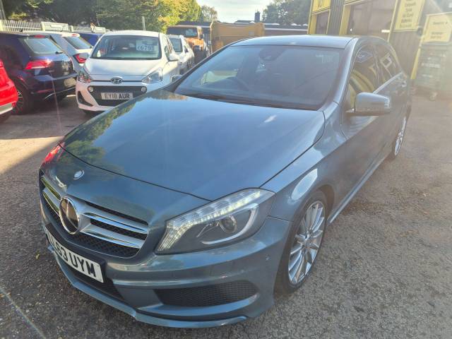 Mercedes-Benz A Class 1.6 A200 AMG Sport 7G-DCT Euro 6 (s/s) 5dr Hatchback Petrol Blue