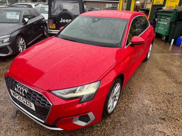 Audi A3 1.4 40 TFSI e Sport 5dr S Tronic Hatchback Petrol / Electric Hybrid RED